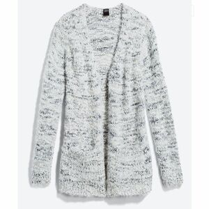 Gray chunky cardigan